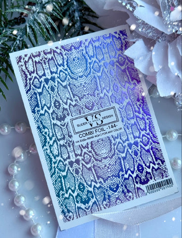 Slider  Combi Folie (Wasserlösliche Aufkleber) von VS Nails 144