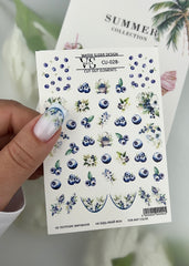 Slider CUT OUT ohne Ausschneiden (Wasserlösliche Aufkleber) CU28 von VS Nails