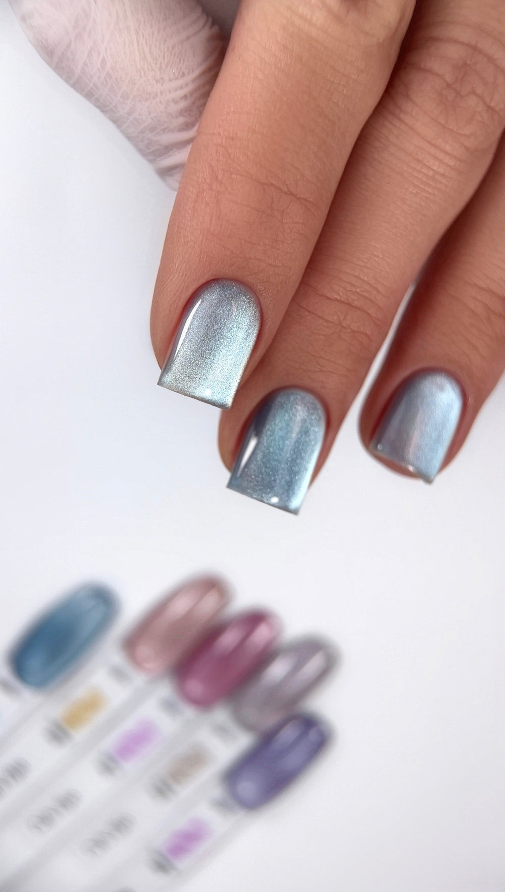 Cat Eye Gel Polish Gummy Bear "Aqua Teddy" 5ml/10ml by Trendy Nails (TPO/HEMA-free)