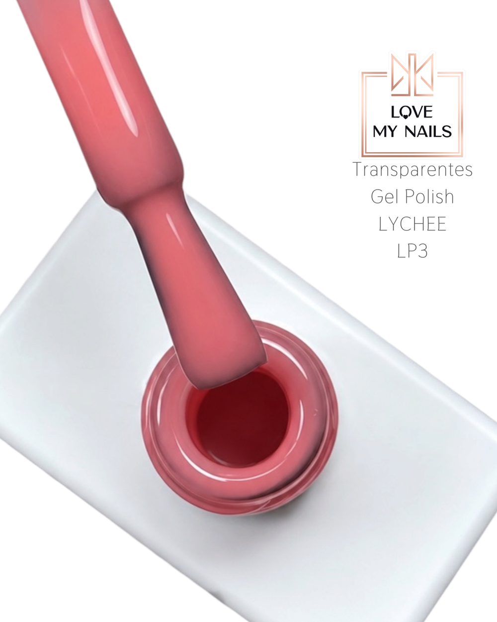 Transparent Gel Polish "Lychee" SYRUP Collection 12ml