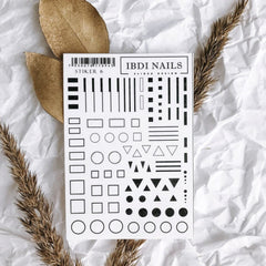 Sticker Design Stiker06 (Adesivi solubili in acqua) IBDI Nails