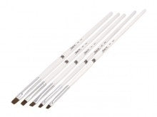 Set di pennelli per nail art 5 pz. Unghie alla moda ideale per la pittura One Stroke