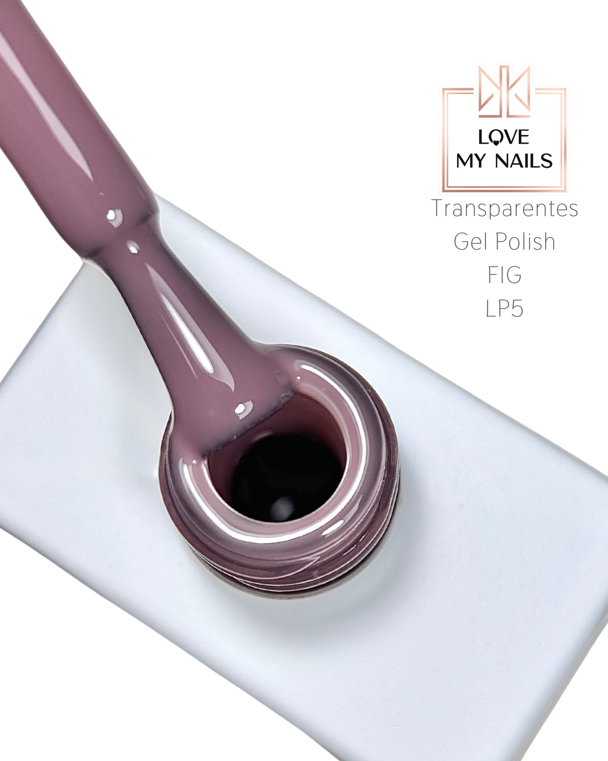 Transparent gel polish "FIG" SYRUP Collection 12ml