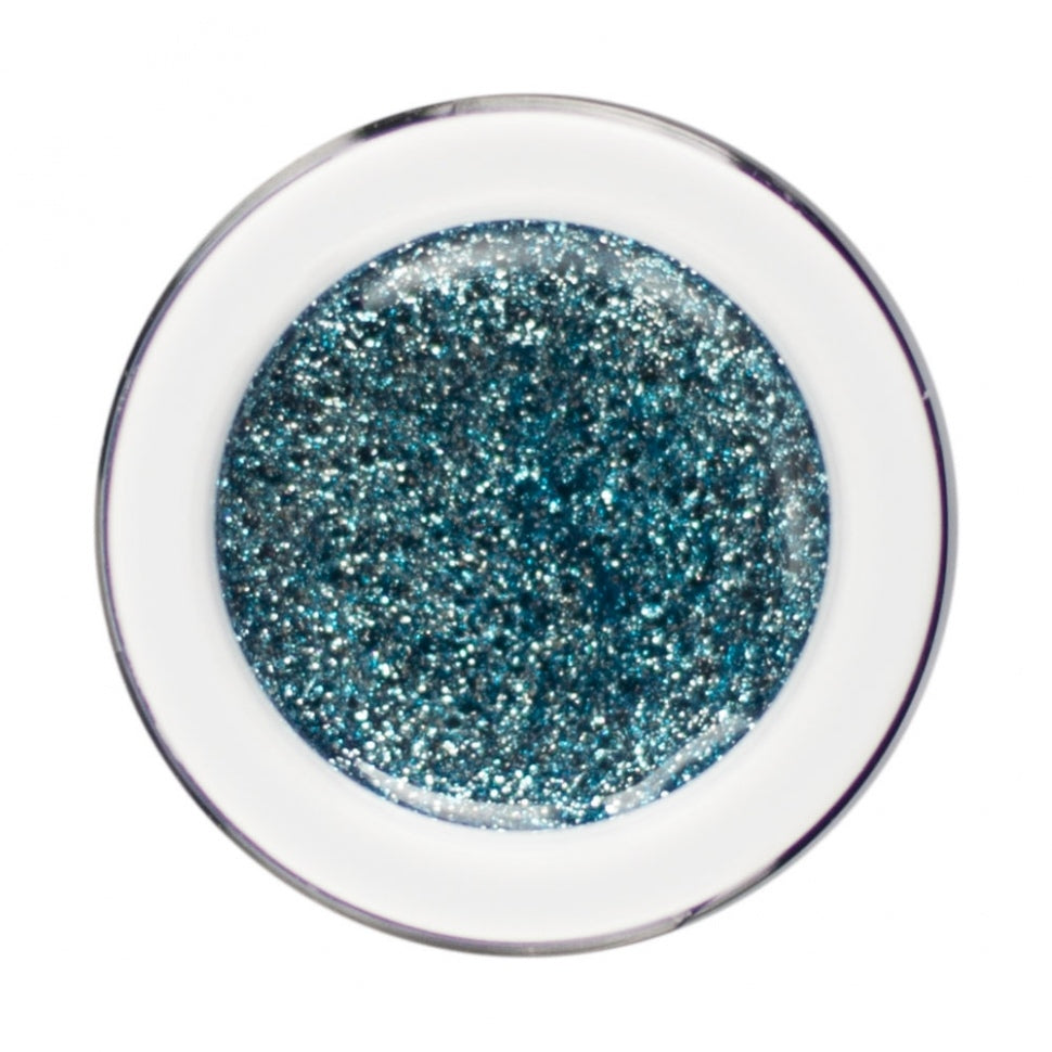 Glitter gel by Mr. Stilett 'Turquoise Fine' 5ml