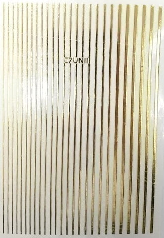 Sticker dehnbare Streifen gold von LAQUE