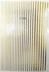 Strisce adesive elastiche oro di LAQUE