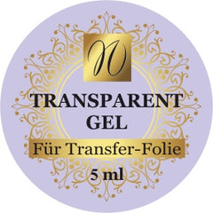 Gel per trasferimento foglio trasparente 5 ml
