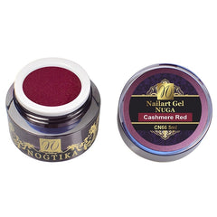 Nailart Color Gel NUGA (without sweat layer) 'Cashmere Red'