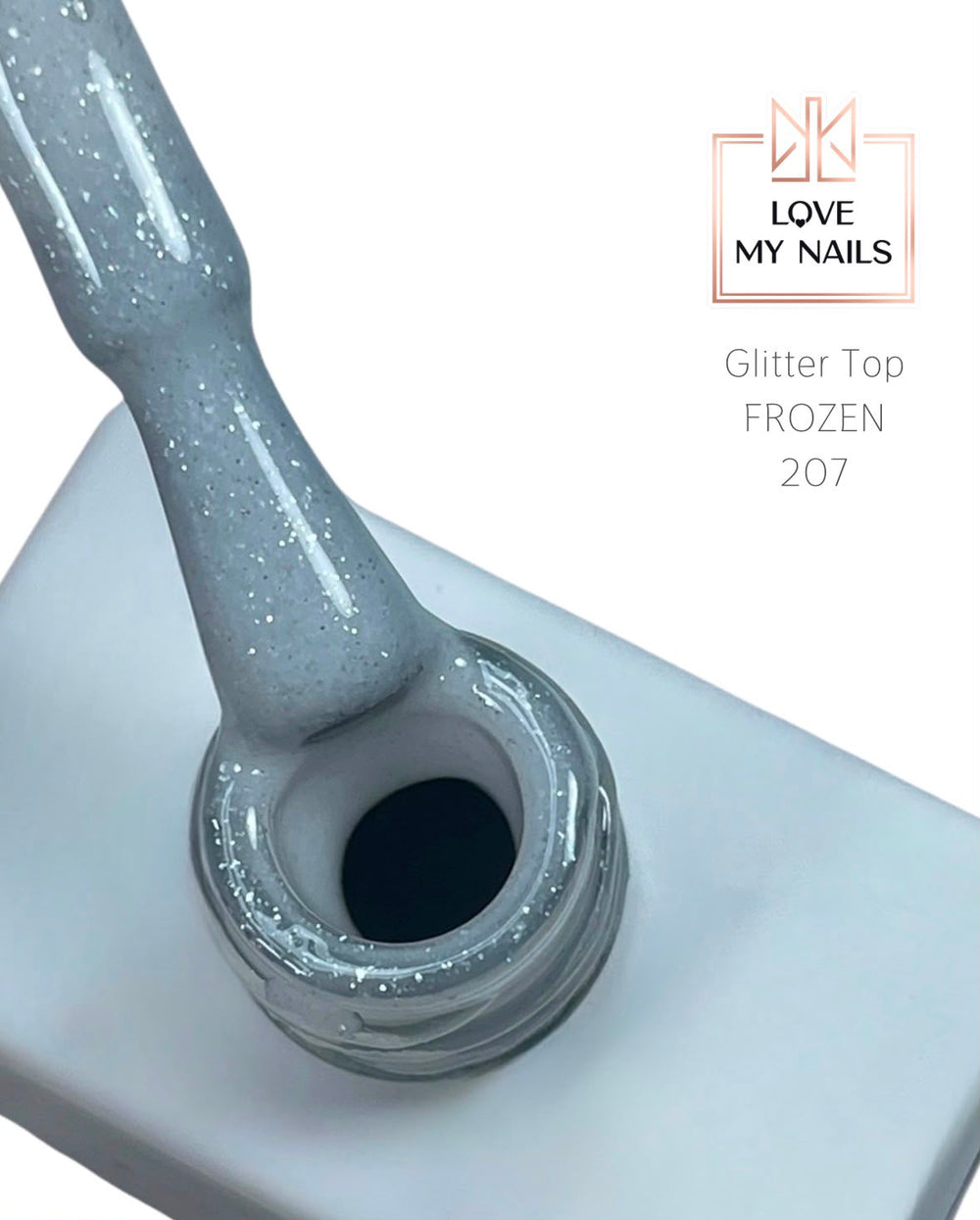 Color Top Coat Milky Cold NO WIPE 10ml from Love My Nails