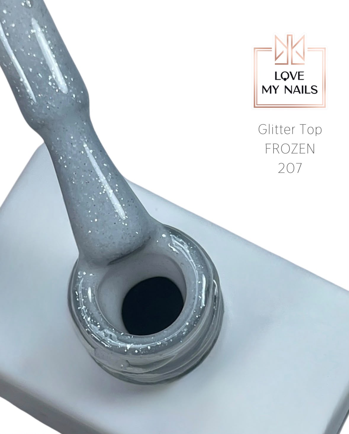 Top Coat Color Milky Cold NO WIPE 10ml di Love My Nails