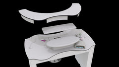 Handauflage Acrylglas