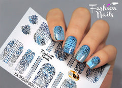 Sticker Design Metallic M122 (Wasserlösliche Aufkleber)