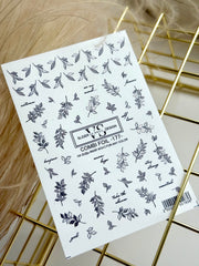 Slider mit Folie (Wasserlösliche Aufkleber) von VS Nails 177 COMBI FOIL