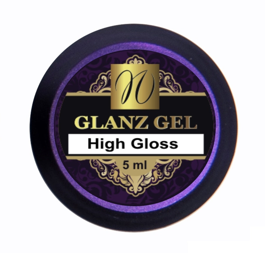 UV/LED Gloss Gel High Gloss 'Clear' 5 ml sample size