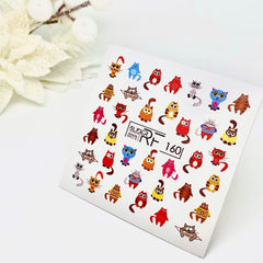 Sticker Design RF160 Gatto (Adesivi solubili in acqua) Slider