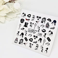 Sticker Design RF128 (Adesivi a base d'acqua) Slider