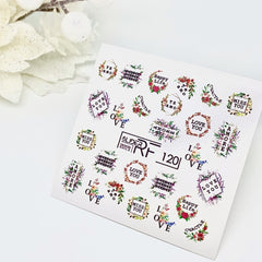 Design del sticker RF120 (adesivi a base d'acqua) Slider