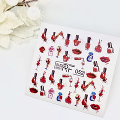 Sticker Design RF052 (Adesivi a base d'acqua) Slider