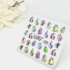 Sticker Design RF155 Foglie (Adesivi solubili in acqua) Slider