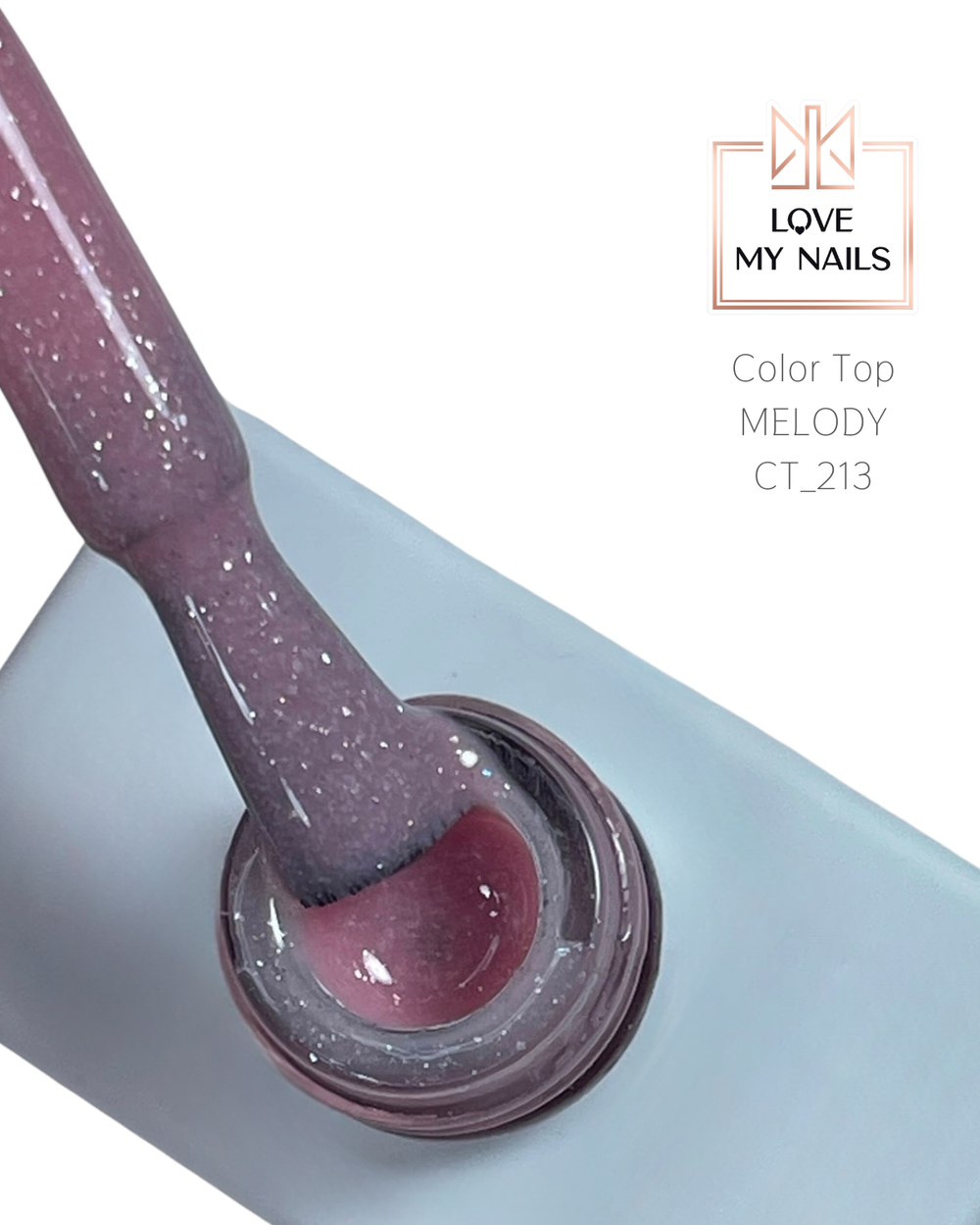 Color Top Coat Milky Cold NO WIPE 10ml from Love My Nails