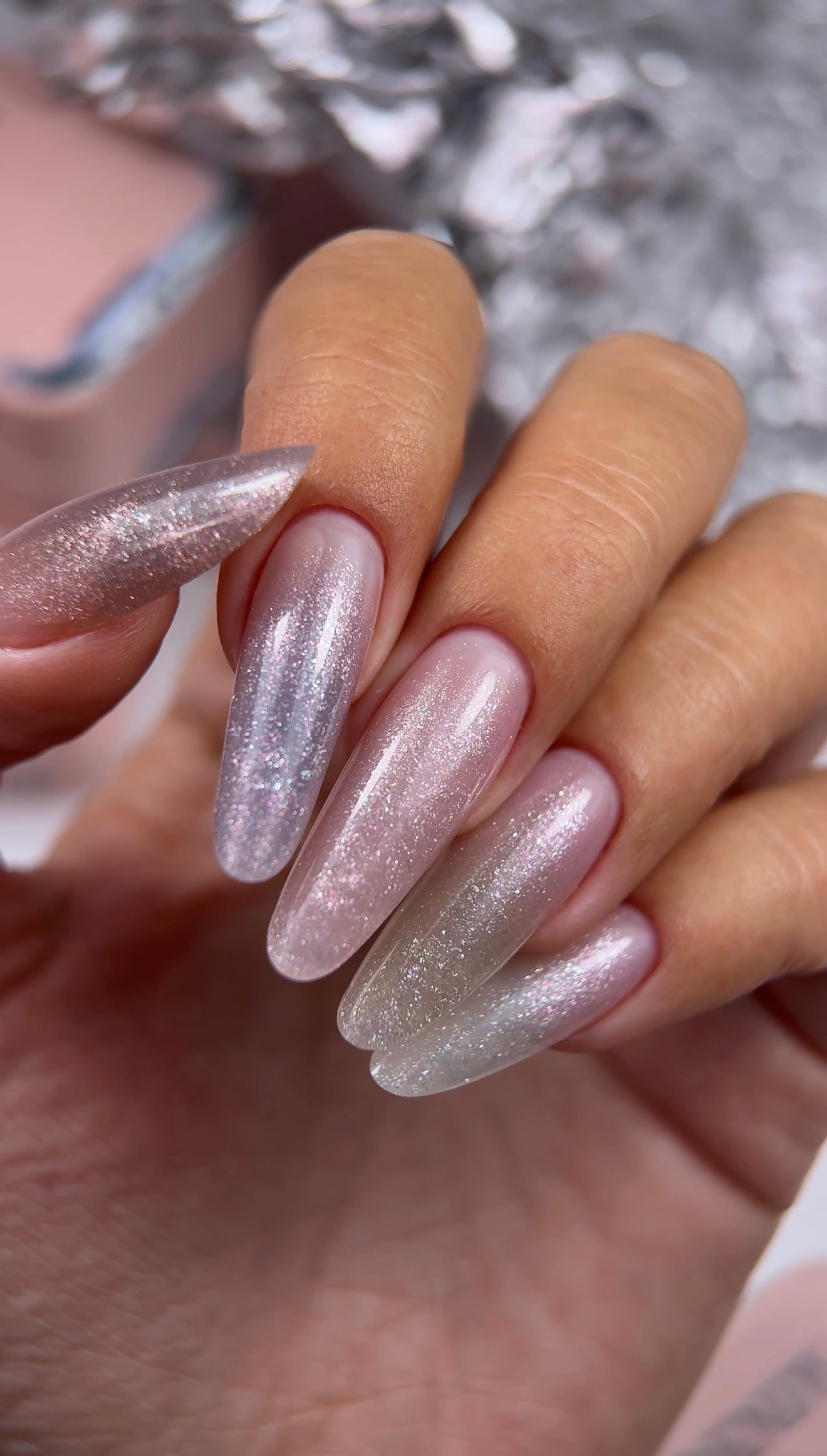 Modeling Gel selbstglättend „Disco“ Silver-Gold Collection (15ml/30ml) (TPO-Free)