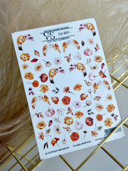 Slider CUT OUT ohne Ausschneiden (Wasserlösliche Aufkleber) CU31 von VS Nails