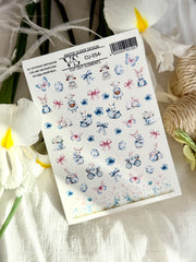 Slider CUT OUT Ostern (Wasserlösliche Aufkleber) 054 von VS Nails
