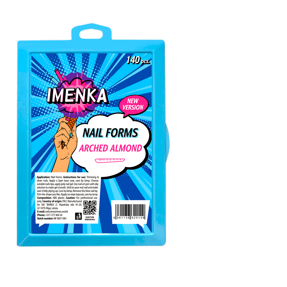 Nail Forms Imenka "Arched Almond" New 2. Version