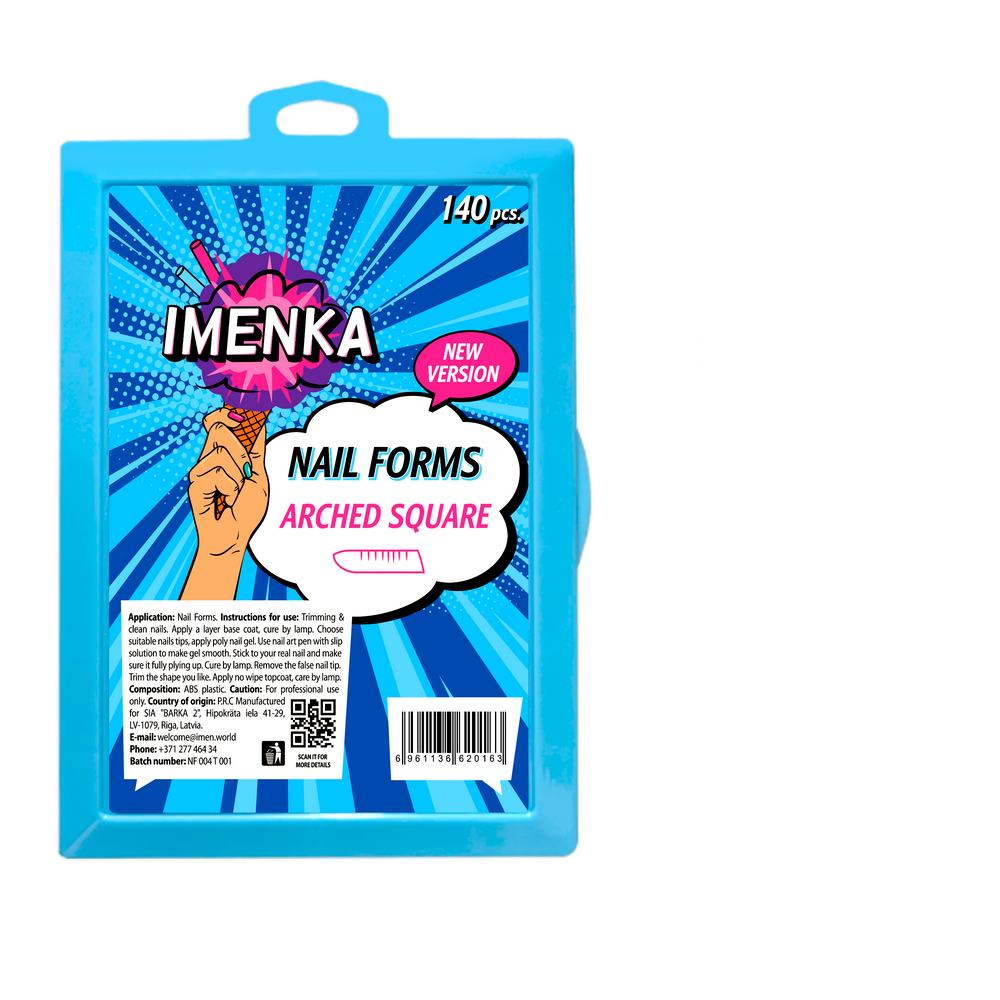 Nail Forms Imenka "Arched Square" New 2. Version
