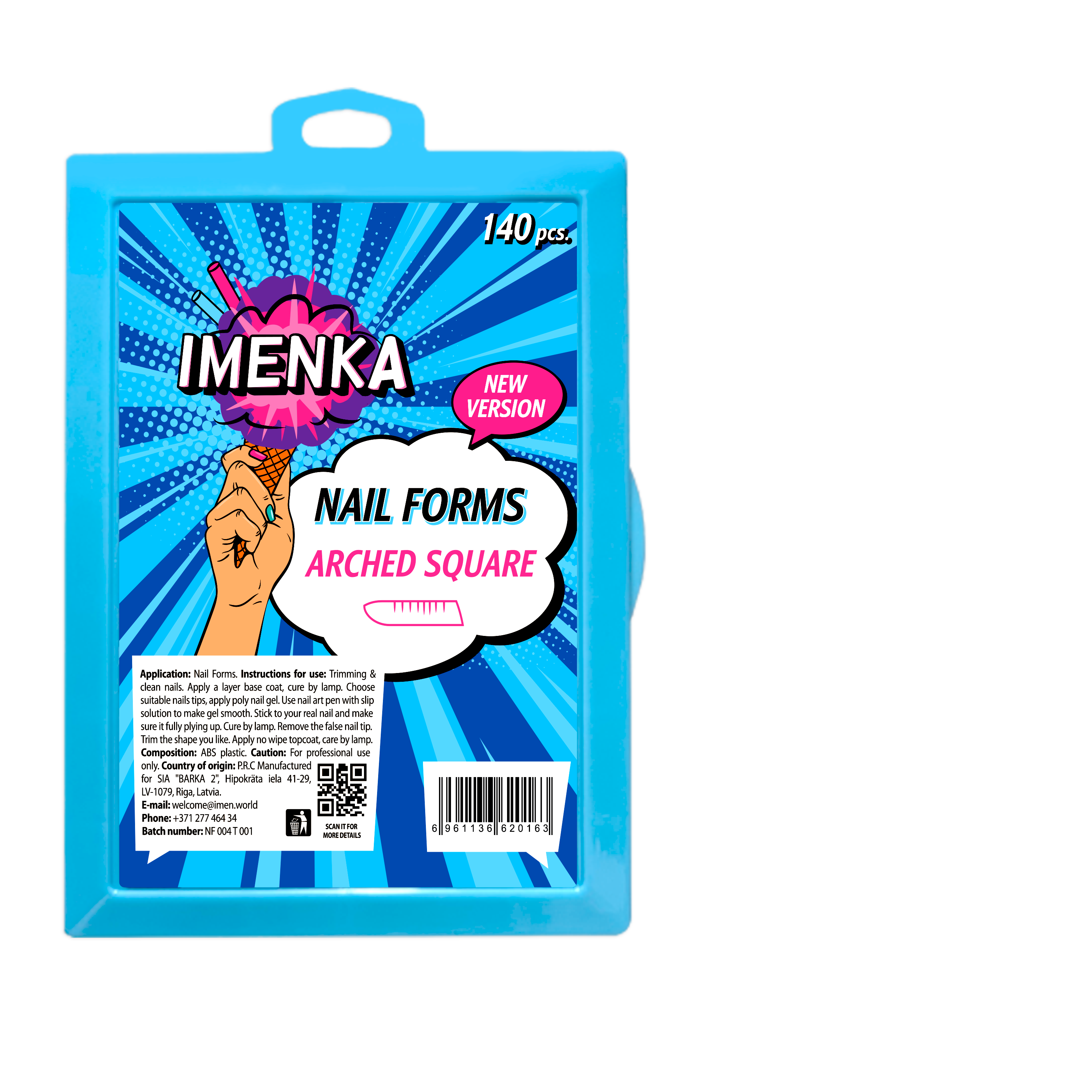 Nail Forms Imenka "Arched Square" New 2. Version