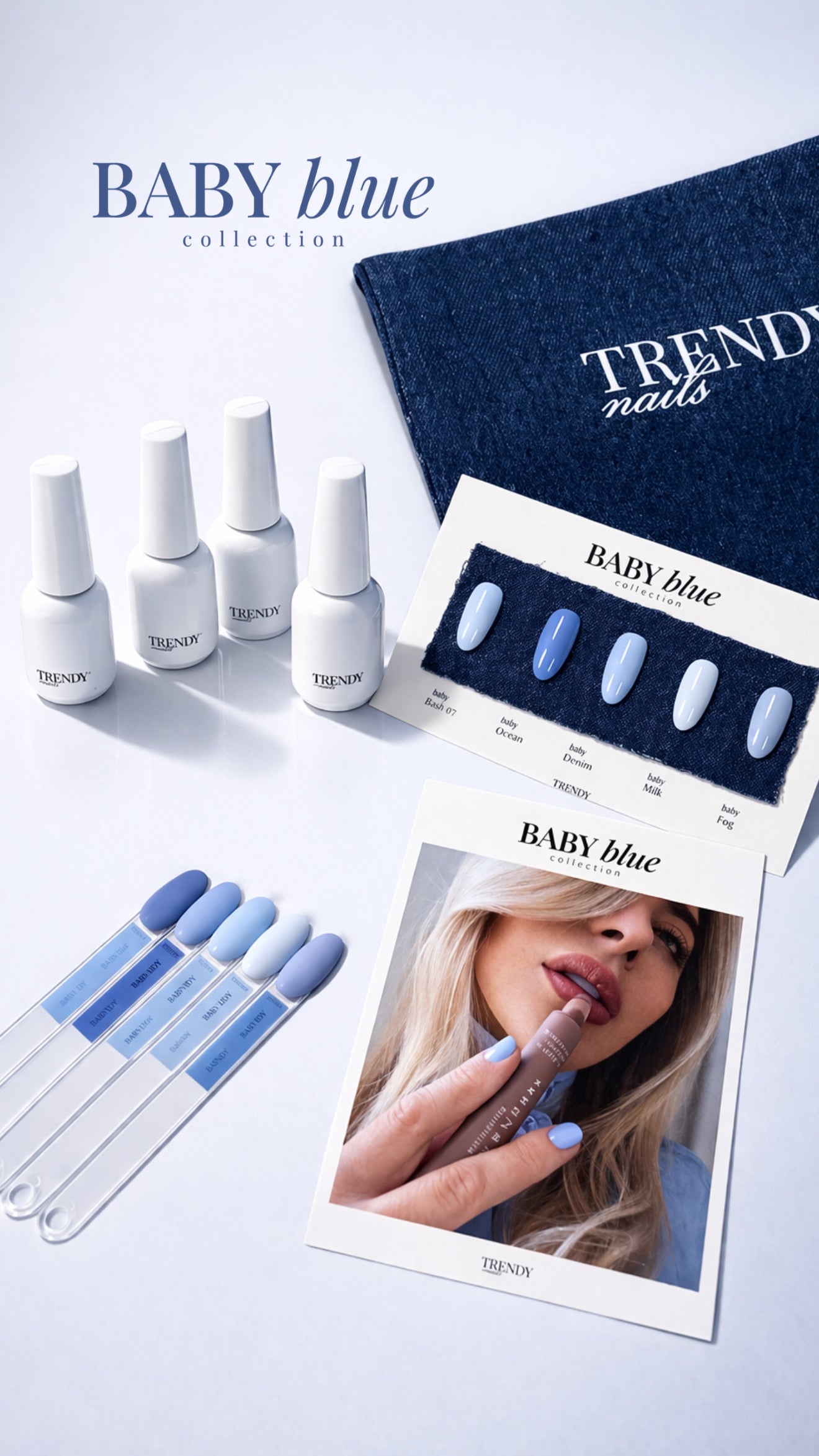 Gel Polish Baby Powder 5ml/10ml von Trendy Nails (TPO/HEMA-free)