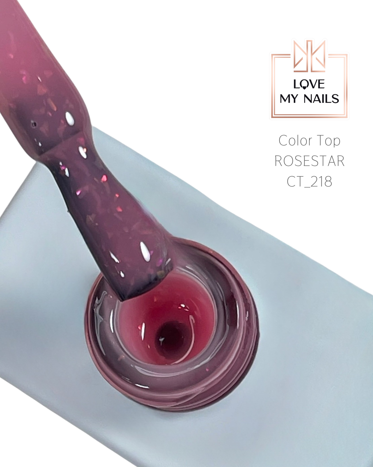 Color Top ROSESTAR 12ml von Love My Nails (HEMA/TPO-free)
