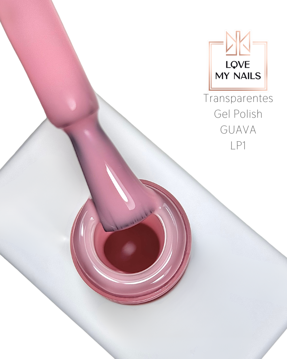 Transparent Gel Polish "GUAVA" SYRUP Collection 12ml