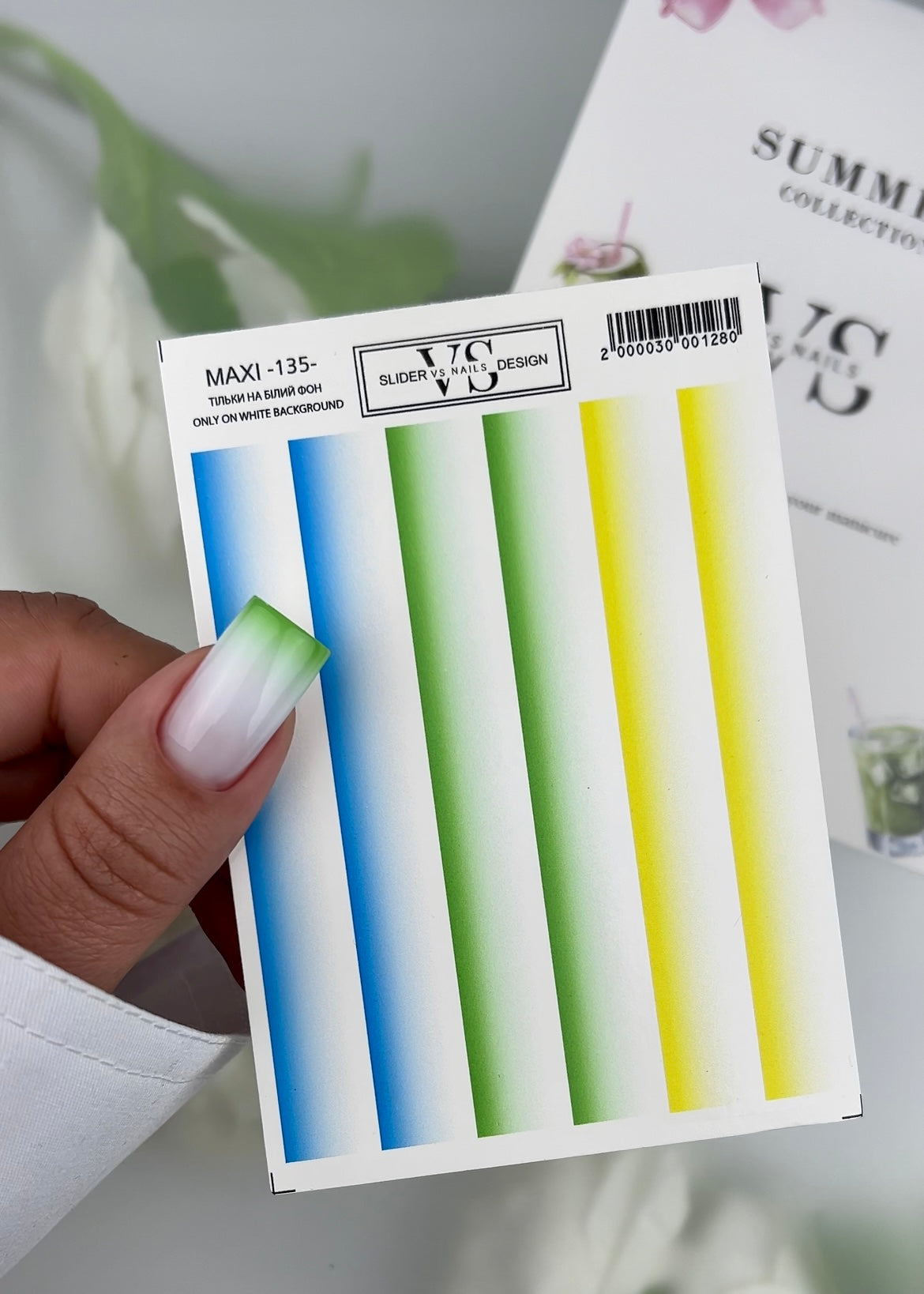 Slider maxi (Wasserlösliche Aufkleber) 135 von VS Nails