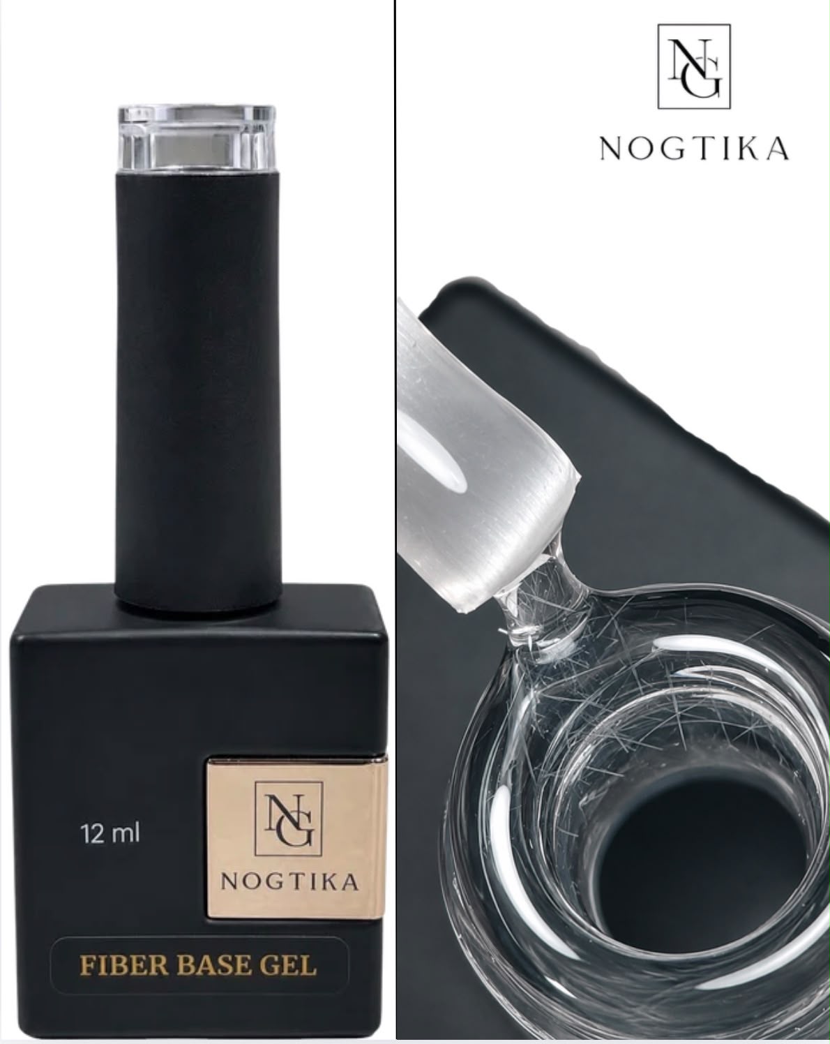 Gel Fibra Base per unghie problematiche 5-30ml (Cristallino)
