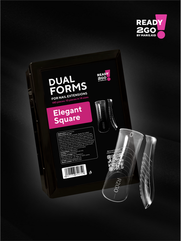 R2GO Dual Tips Elegant Square 140 Stk. von MARIS.KID 1 Packung
