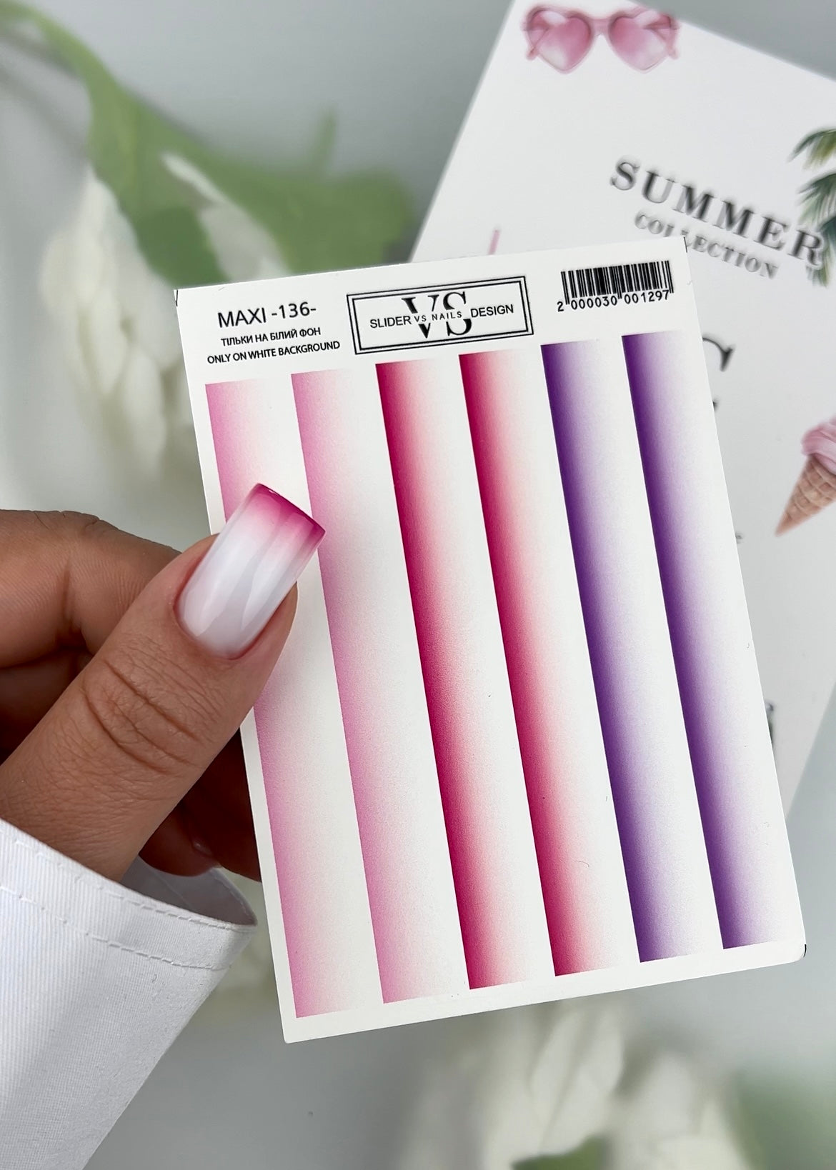 Slider maxi (Wasserlösliche Aufkleber) 136 von VS Nails