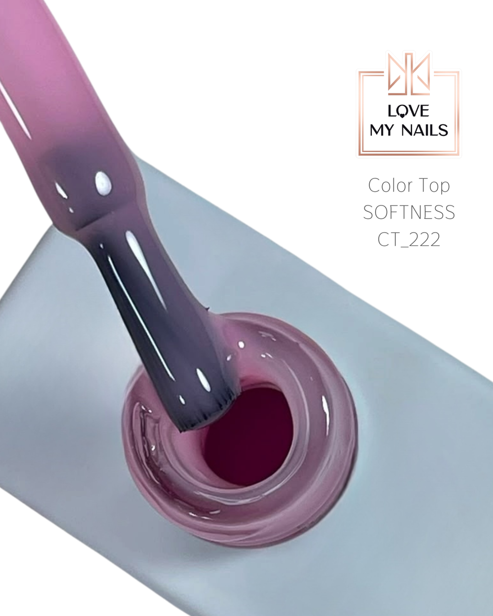 Color Top Coat Milky Cold NO WIPE 10ml from Love My Nails