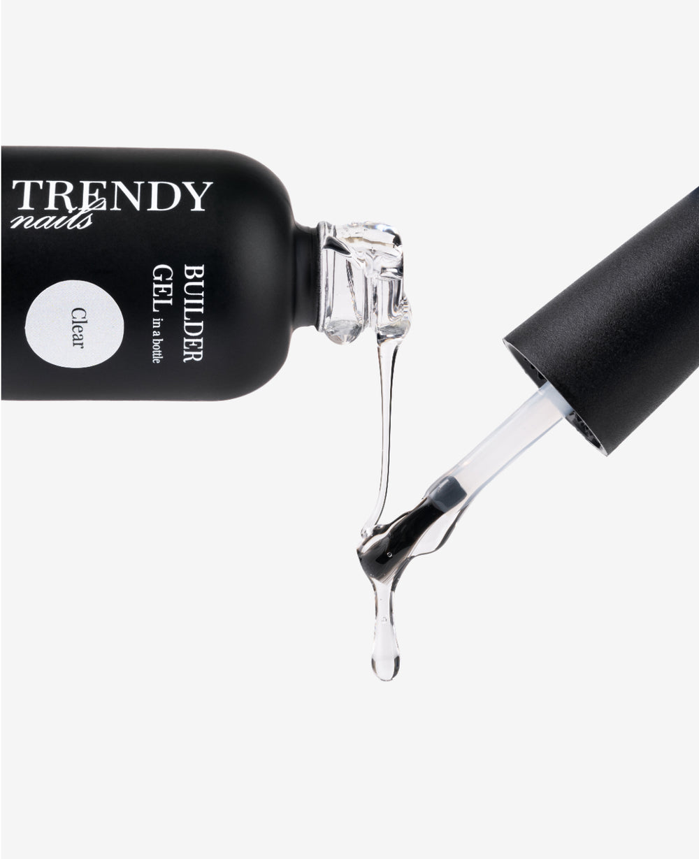 Builder Gel in the bottle or jar Clear from Trendy Nails 15ml/30ml (self-leveling)