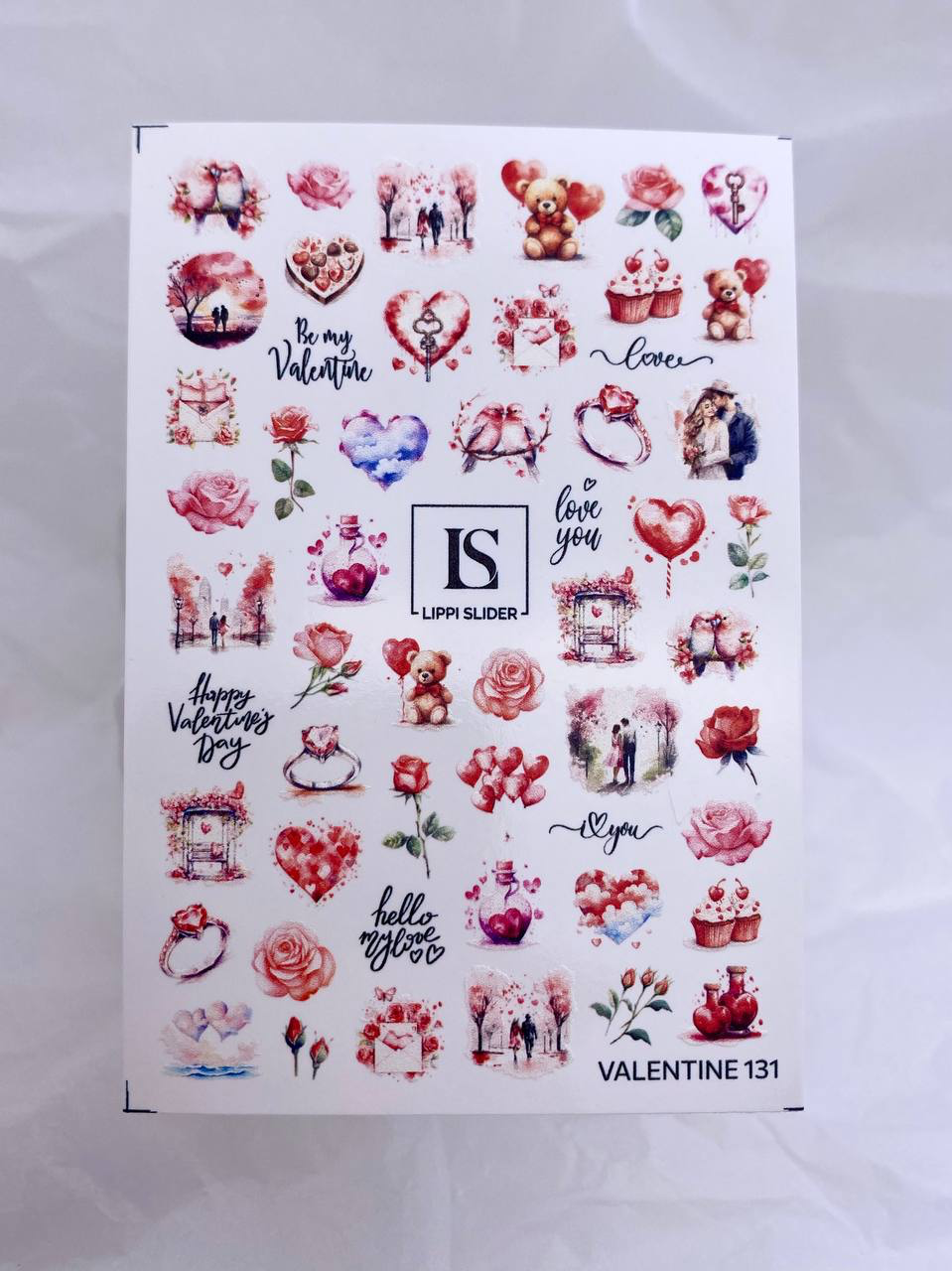 "Valentine" 131 Slider (water-slide decals) by Lippi Slider