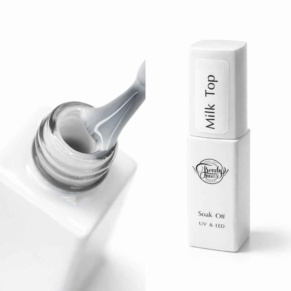 Milk Top Coat NO WIPE 8ml/15ml di Trendy Nails