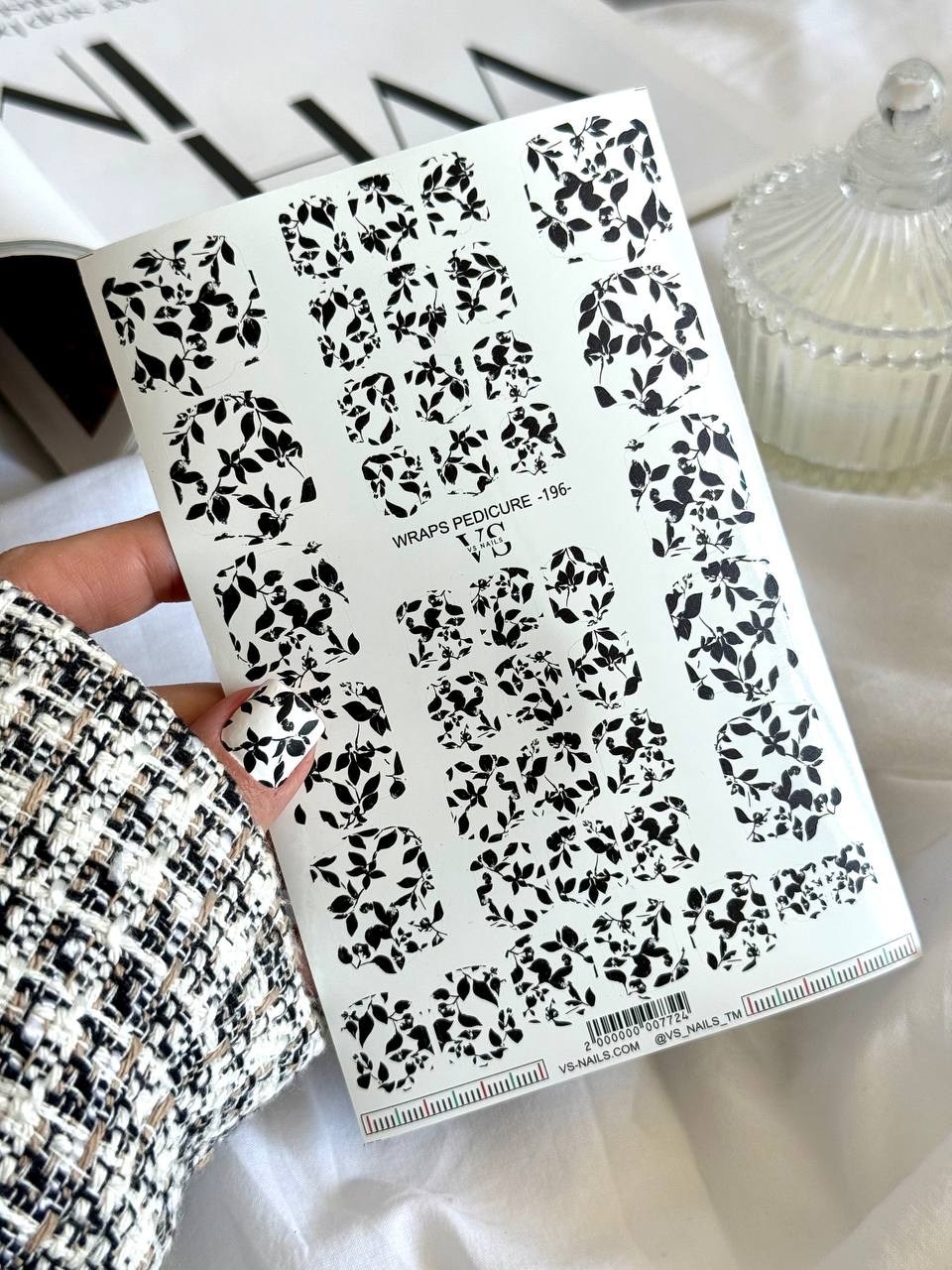 Wrap für Pedicure Maxi 196 von VS Nails