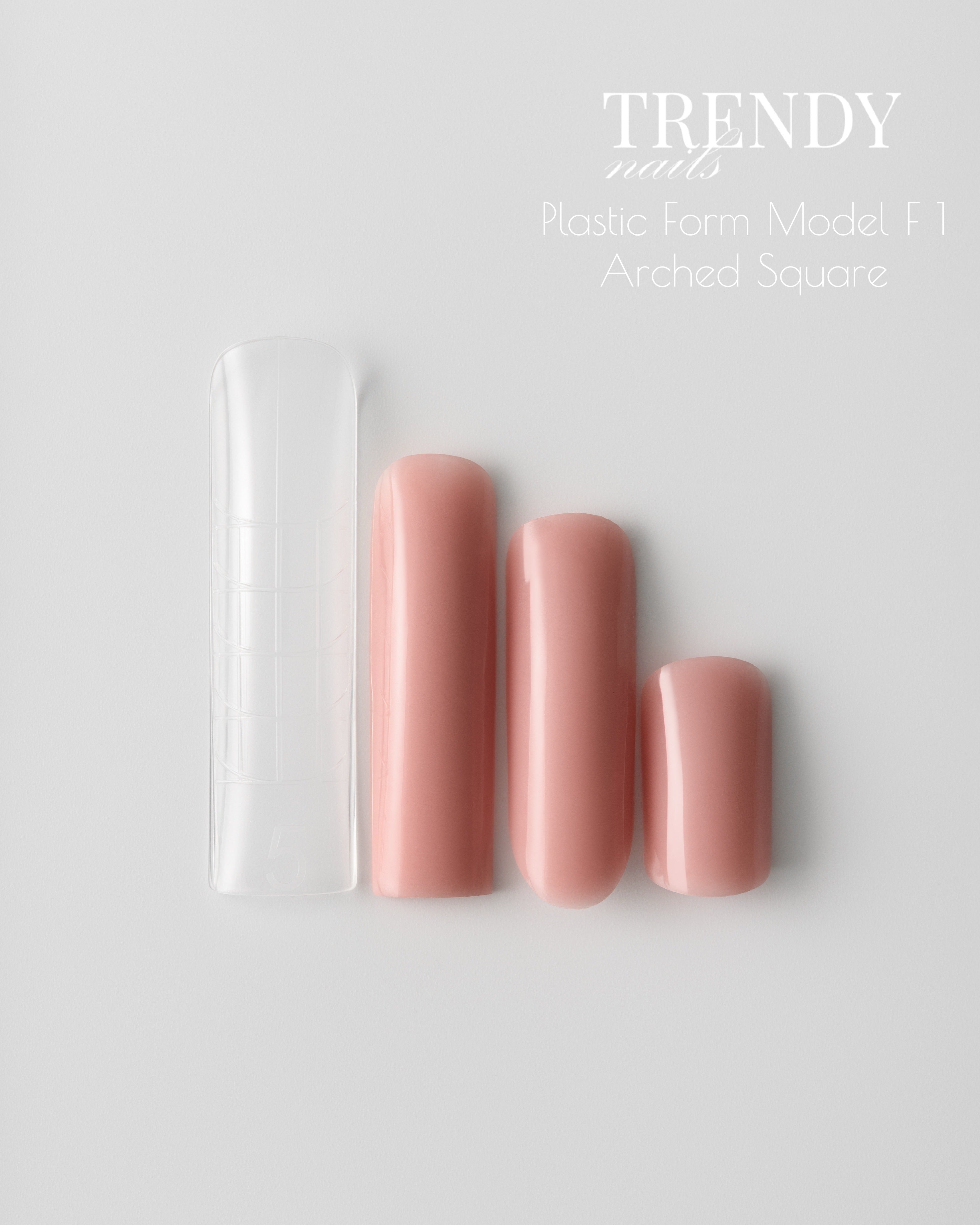 Neue Dual Tips Salon Square Form 140Stk. Model F1 von Trendy Nails