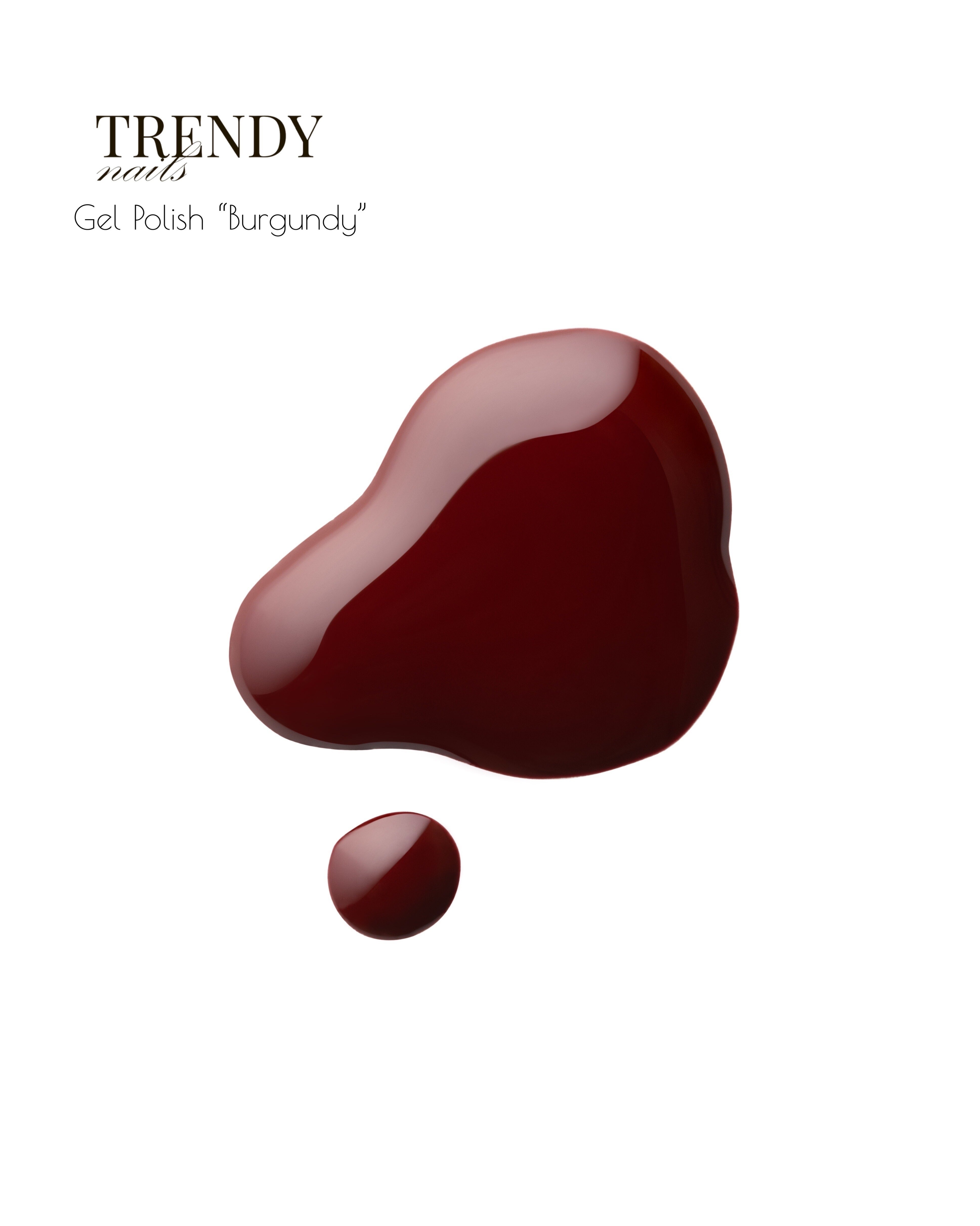 Gel Polish Burgundy 5ml/10ml von Trendy Nails (TPO/HEMA-free)