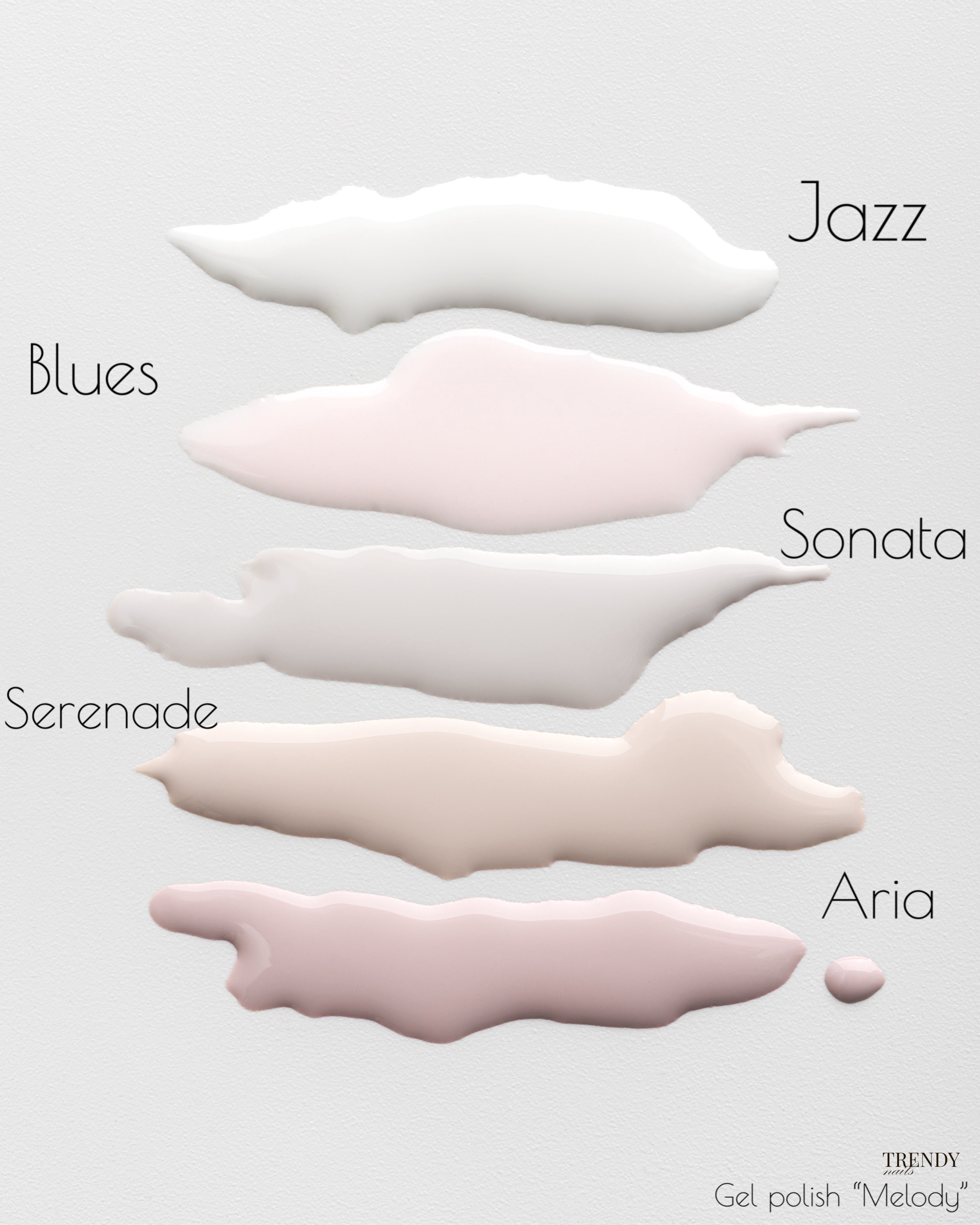 Gel Polish "Serenade" Melody Collection (8ml) von Trendy Nails (TPO/HEMA-free)