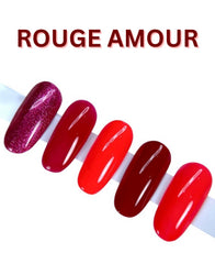 SET Rouge Amoure 5 x 12ml Gelpolish von NOGTIKA