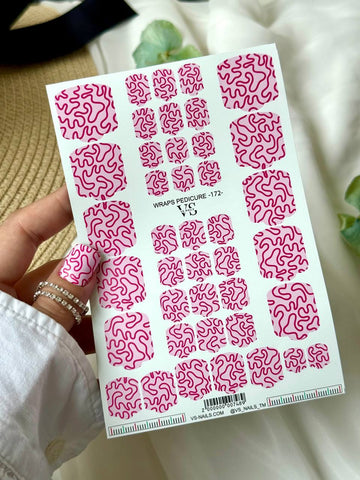 Wrap für Pediküre Maxi 172 von VS Nails