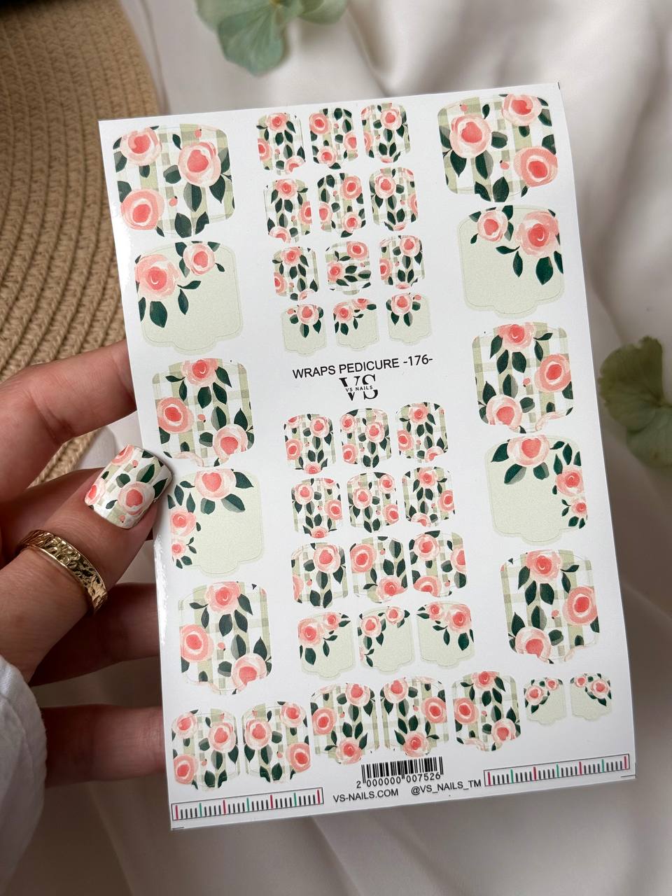 Wrap für Pediküre Maxi 176 von VS Nails