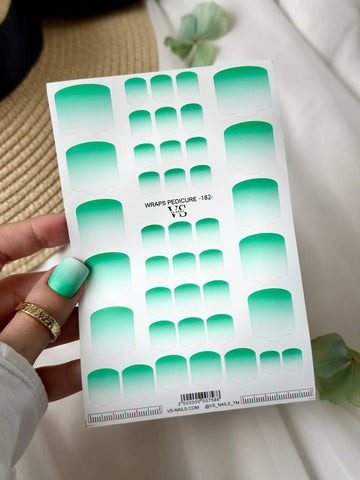 Wrap für Pediküre Maxi 182 von VS Nails