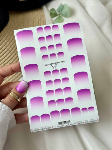Wrap für Pediküre Maxi 184 von VS Nails